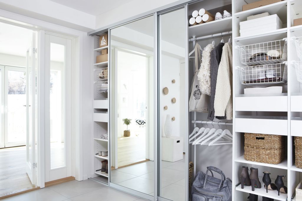 Safir 2 deuren, helder spiegelglas