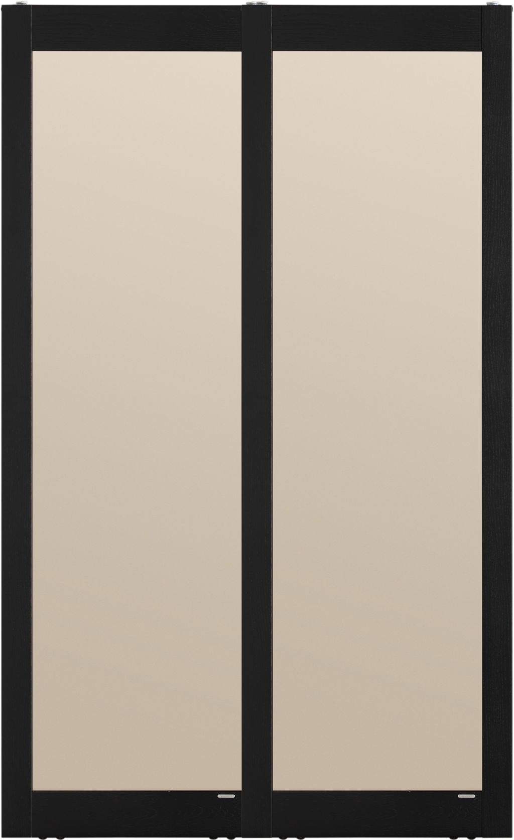 Topaz schuifdeuren in bronzen spiegels