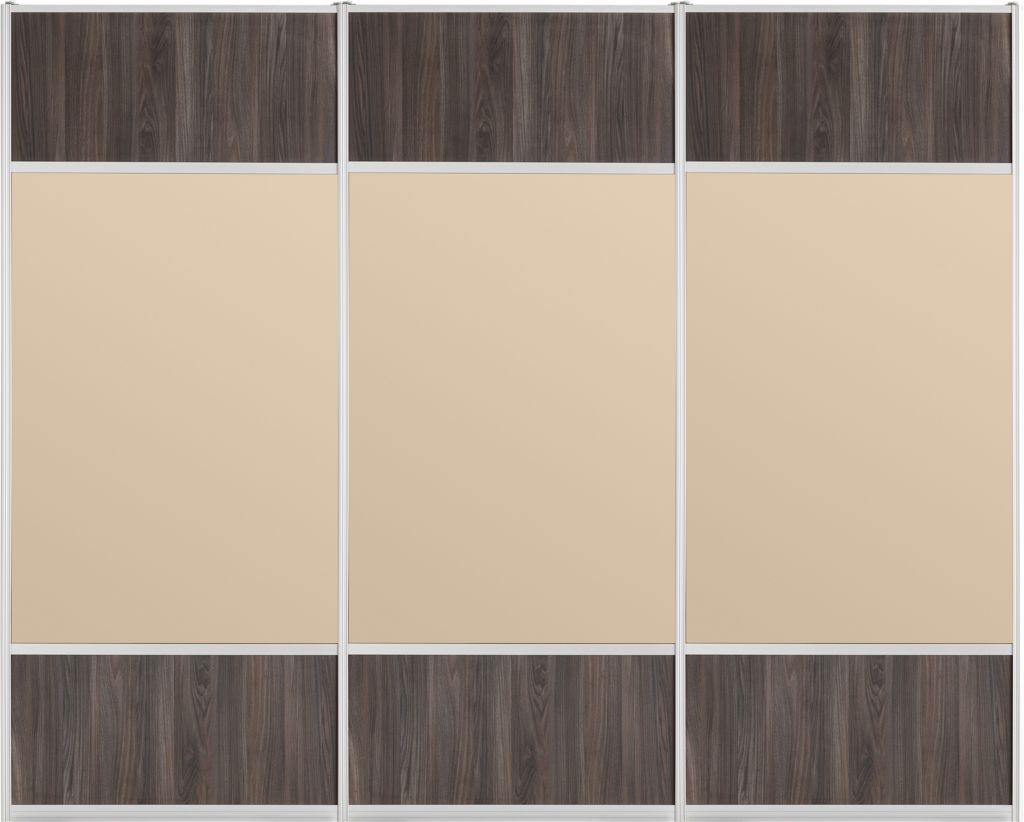 Langlo Safir, 3 doors lava elm, bronze mirror