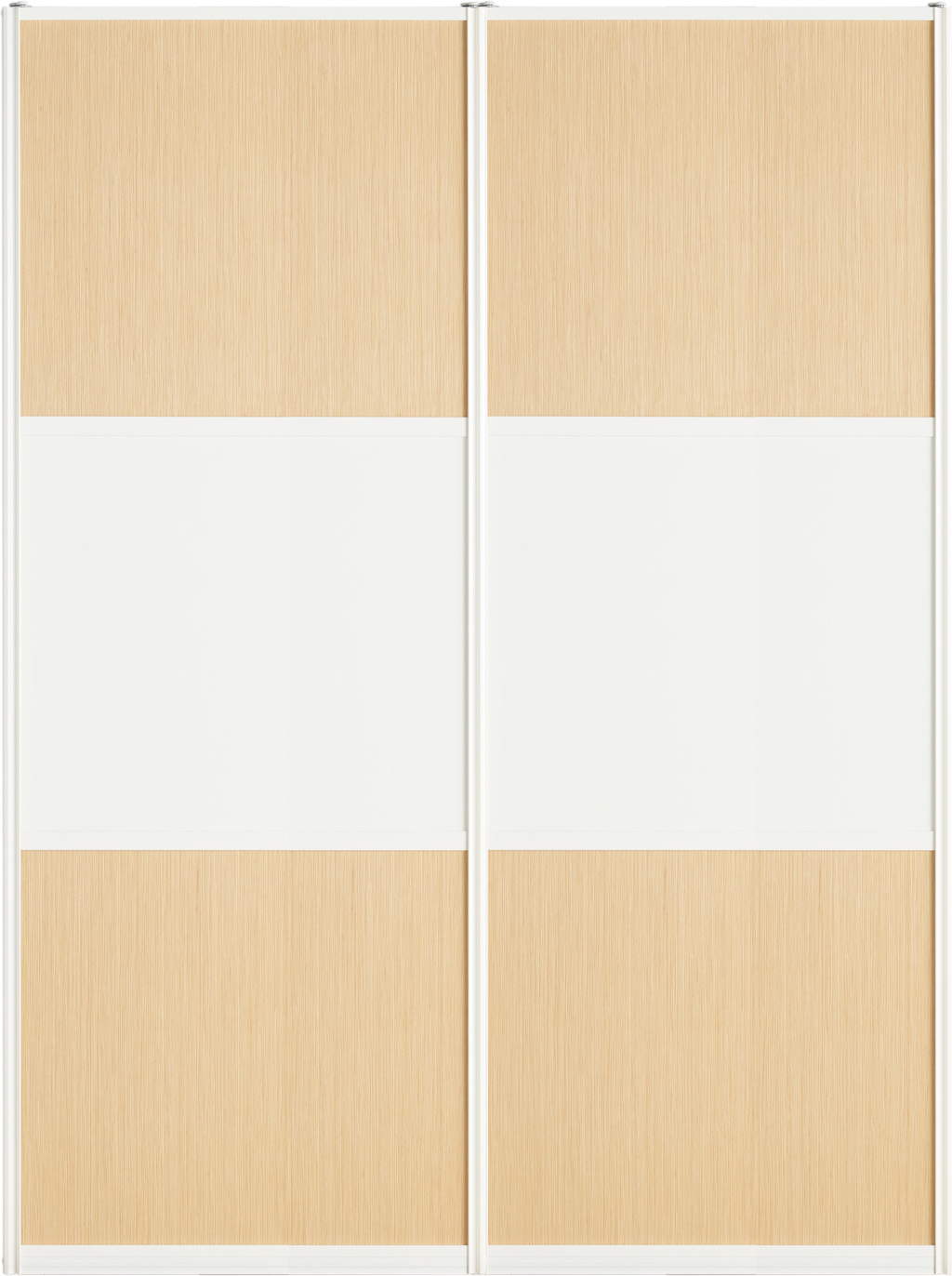 Safir 2 deuren, eiken riet