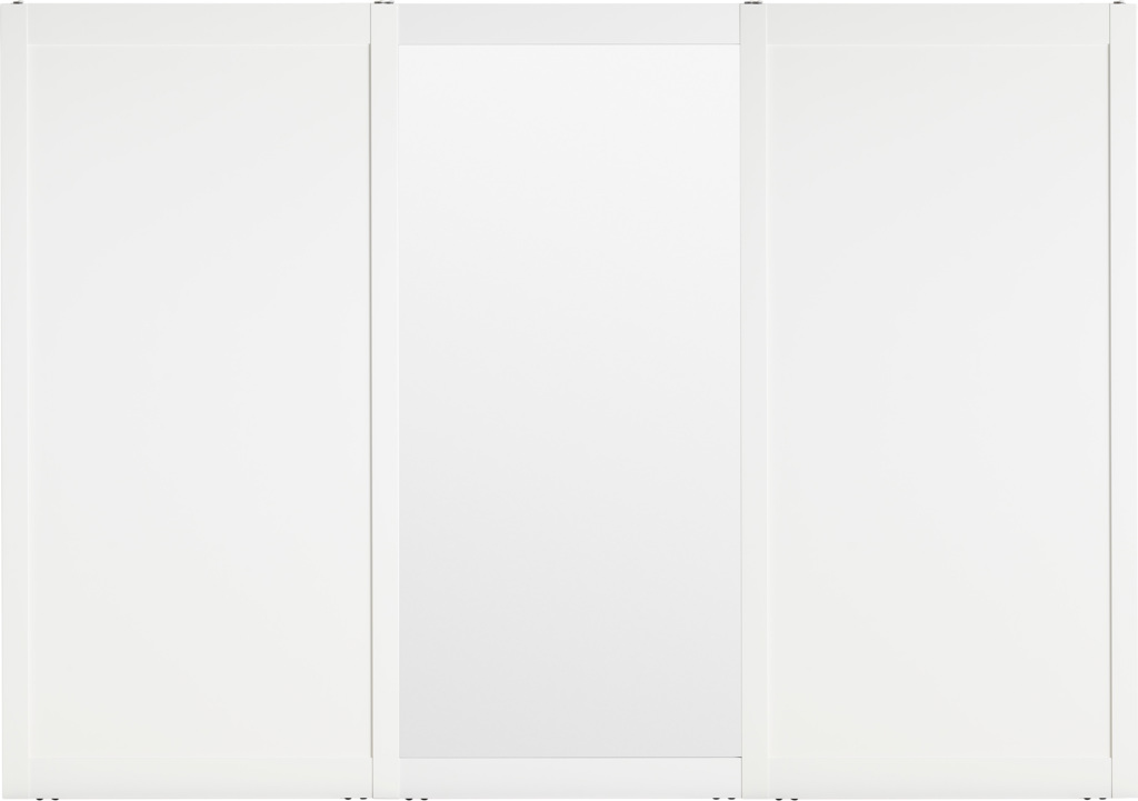 Langlo Topaz, 3 doors, pure white, clear mirror