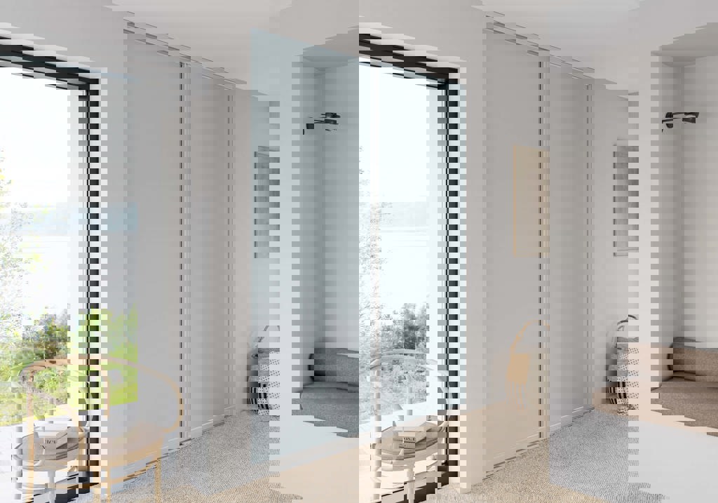 Twee deuren in Horizon XT met aluminium frame