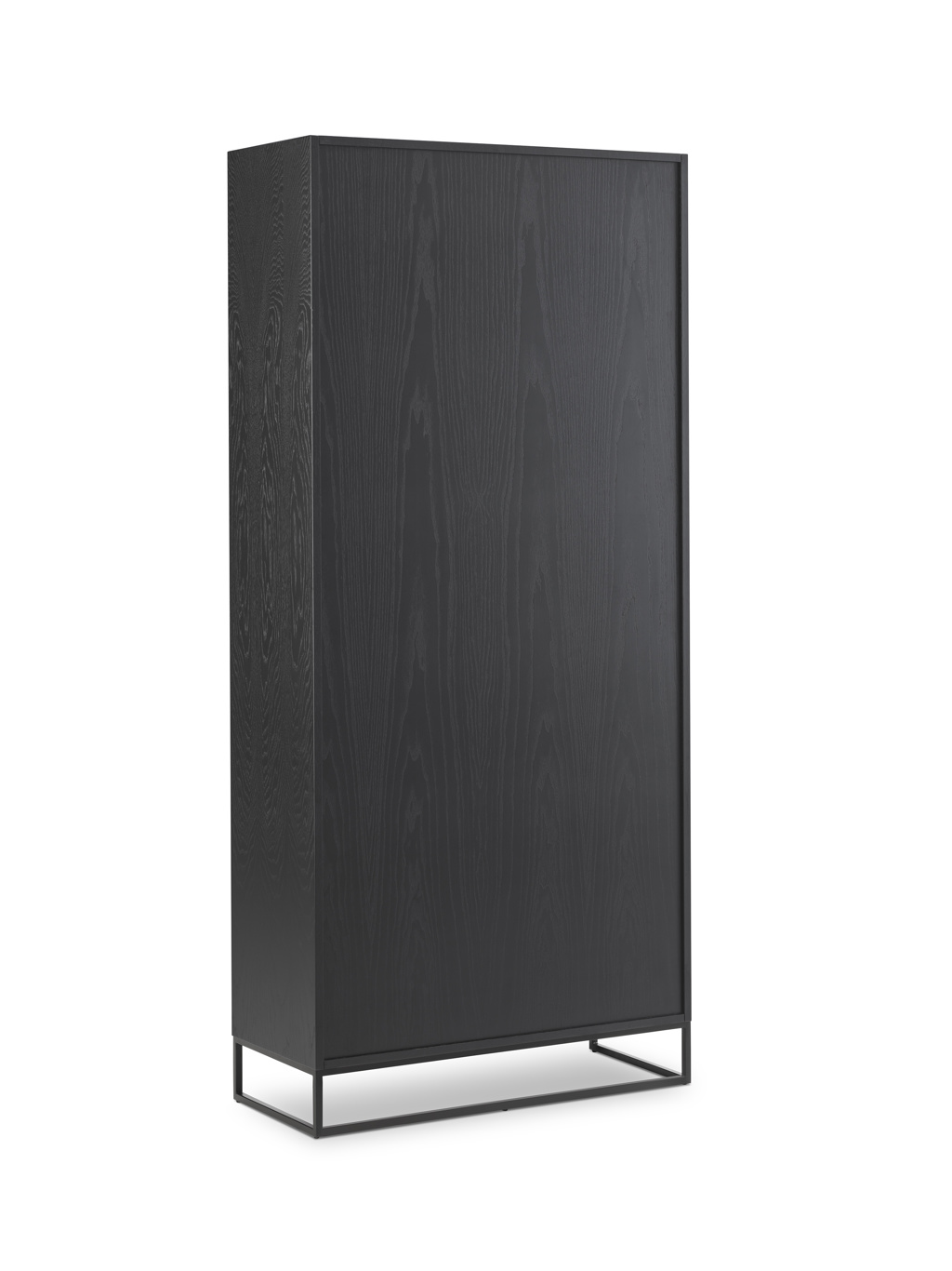 Eik skap 200 med stålunderstell, eik skap